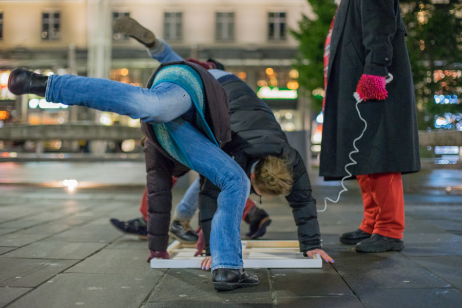 Ansicht performative Intervention